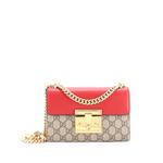 Padlock Shoulder Bag GG Coated Canvas and Leather Small crossbody bag 1