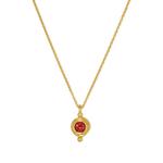 Колье January Garnet Birthstone 1
