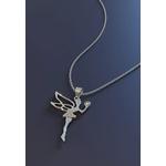 Кулон Tinkerbell в белом золоте, украшенный кристаллами Swarovski 2