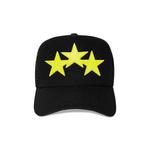 Кепки-дальнобойщики Amiri Three Star Trucker Hat 'Black/Lime' 1