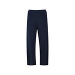 ribbed-knit straight-leg trousers 1