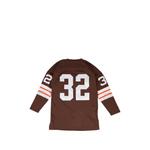 Футболка NFL Jim Brown '1964 Cleveland Browns' с длинными рукавами 2