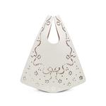 mini Lasercut lace-detail tote bag 1