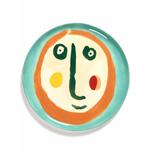 Тарелка Feast Face 2' с абстрактным принтом 1