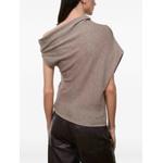 Mabel one-shoulder draped sweater 3