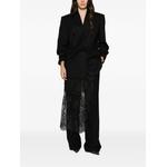 lace-trim double-breasted blazer 2