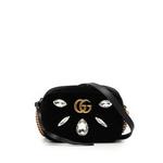 Сумка через плечо Mini GG Marmont Crystal Embellished Matelasse Velvet (2016-2026 годы) 1