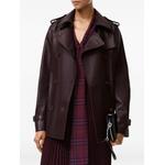 leather Kensington trench jacket 1
