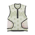 Жилет Marine Serre Boutis Armor Vest 'Белый/Зеленый' 1