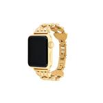 APPLE STRAPS Женский ремешок IONIC PLATED THIN GOLD STEEL & CRYSTALS - 14700336 2