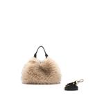 medium Dua faux-fur detachable-strap tote bag 5