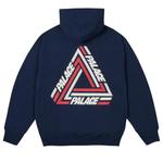 Худи Palace Tri-Line Hood 'Navy' 2