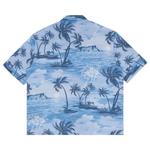 Рубашки на пуговицах Palm Angels Sunset Bowling Shirt 'Индиго-синий' 2
