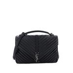 Большая сумка на плечо Classic Monogram College Bag Matelasse Chevron Leather 1