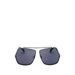 oversized geometric-frame sunglasses 1
