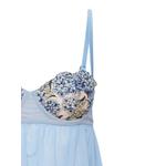 Комбинация Hydrangea с цветочной вышивкой 2