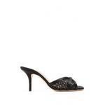 Perla sequin-embellished mesh heeled mules 1