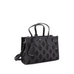 Convertible GG Debossed Laser Cut Leather Small tote bag 4