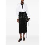 lace-embellished belted skirt 2