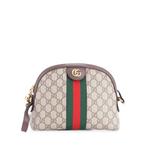Маленькая сумка на плечо Ophidia Dome GG Coated Canvas 1
