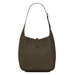Сумка через плечо Saint Laurent Le 5 Á 7 Monogram Plaque Shoulder Bag 'Светлый мускус' 2