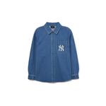 Джинсовая рубашка с логотипом CURSIVE LOGO NEW YORK YANKEES 3