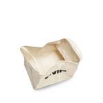 logo-print canvas storage bag 3
