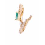 Серьги Miniature Mogra из желтого золота с камнями 2