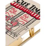 Café Times embroidered clutch bag 3