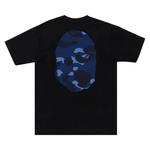 Футболки BAPE Color Camo Big Ape Head Tee 'Black/Navy' 2
