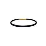 Браслет из стального троса LITZ (3 мм) BR05black 1