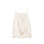 satin-finish spaghetti-strap top 1