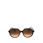 tortoiseshell-effect square-frame sunglasses 1