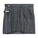 Низ Balenciaga Pleated Mini Skirt 'Grey' 1
