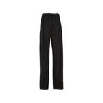 pleated twill trousers 1