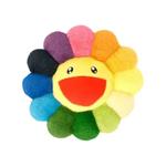 Подушки Takashi Murakami Flower Pillow Rainbow White 30cm 1