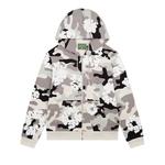 Худи на молнии Denim Tears Wreath Zip Hoodie 'White Camo' 1