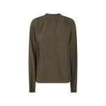 bow-detail pleated blouse 1