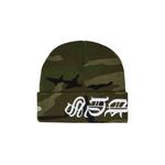Шапка-бини Supreme New Era Blackletter Beanie 'Камуфляж Вудленд' 2