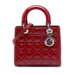 Сумка-сэтчел Patent Cannage Lady Dior среднего размера (2012 год) 1