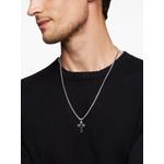 Серебряная подвеска Exotic Stone Cross с ониксом (26 мм) 2