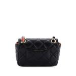 Стеганый мини-рюкзак Ribbon Chain Flap Bag Quilted Lambskin 2