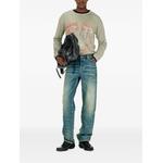 crystal-embellished distressed long-sleeve T-shirt 2