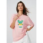 K-SWISS X WASABI BEAR УНИСЕКС СВОБОДНАЯ ФУТБОЛКА С ЛОГОТИПОМ 3