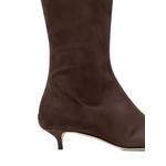 Amis 35 chocolate suede knee-high boots 2