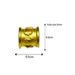 LITZ 999 (24K) Золотой браслет с шестью мантрами и веревкой EPC0979-B-R-B (0,07 г +/-) 4