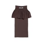 bow-embellished peplum midi skirt 1