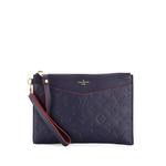 Pochette Melanie Monogram Empreinte Leather MM clutch bag 1