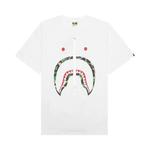 Футболки BAPE ABC Camo Shark Tee 'White/Green' 1