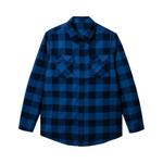 Фланелевые рубашки Anti Social Social Club A Fire Inside Flannel 'Blue' 1